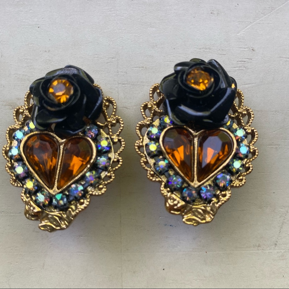 Clip On Statement Earrings - image 2